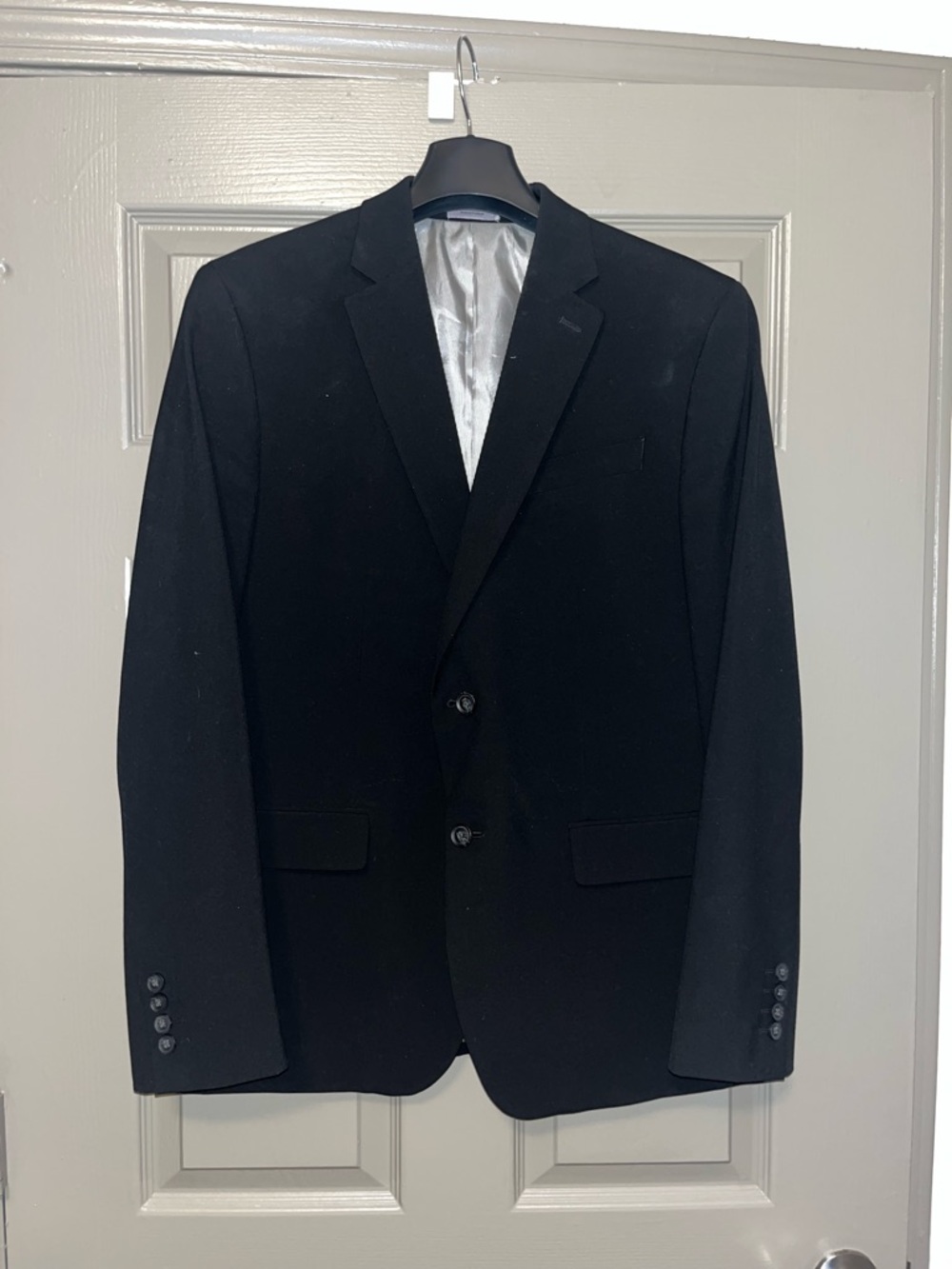 J Ferrar Slim fit black blazer